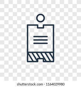 Tag vector icon isolated on transparent background, Tag logo concept
