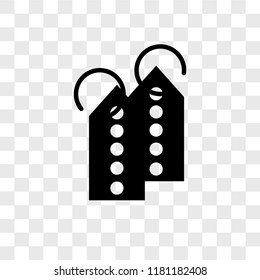 Tag vector icon isolated on transparent background, Tag logo concept