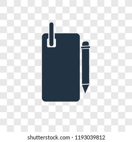 Tag vector icon isolated on transparent background, Tag transparency logo concept