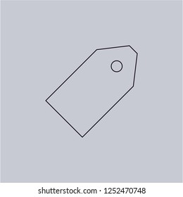 Tag vector icon. Modern, simple, isolated, flat best quality icon for web site designs or mobile apps. Vector illustration.