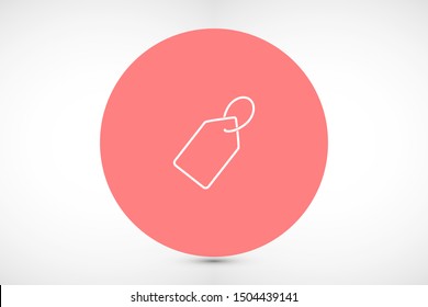 Tag vector icon. Tag icon for purchases and sales of goods. Tag icon on background. Tag, price icon label symbol