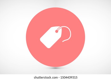Tag vector icon. Tag icon for purchases and sales of goods. Tag icon on background. Tag, price icon label symbol