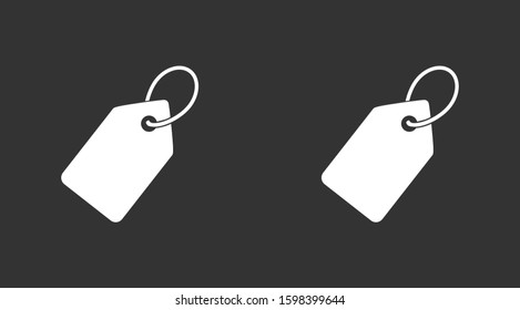 Tag vector icon. Tag icon for purchases and sales of goods. Tag icon on background. Tag, price icon label symbol