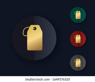 Tag vector icon. Tag icon for purchases and sales of goods.