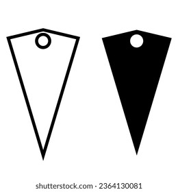 Tag vector icon set. Price illustration sign collection. Sales symbol or logo.