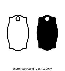 Tag-Vektorsymbol-Set. Sammlung von Preisillustrationszeichen. Verkaufssymbol oder -logo.