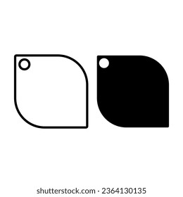 Tag vector icon set. Price illustration sign collection. Sales symbol or logo.