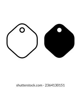 Tag vector icon set. Price illustration sign collection. Sales symbol or logo.