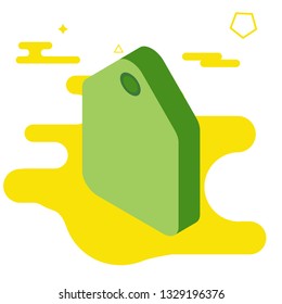 Tag vector illustration. Shopping tag icon