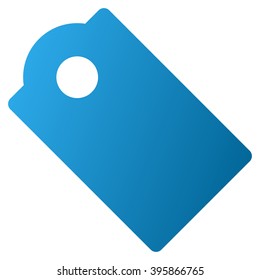Tag vector toolbar icon. Style is gradient icon symbol on a white background.