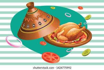 الطبخ المغربي الطحين المغربي Tagine-chicken-vegetables-food-illustration-260nw-1424775992