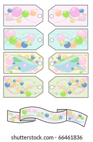 Tags Beads and Stars