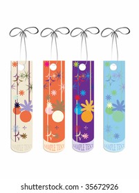 Tags with copy space for your text, vector art