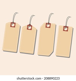 Tags Design Sale Vintage Style