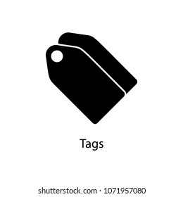 tags icon. Element of minimalistic icon for mobile concept and web apps. Signs and symbols collection icon for websites, web design, mobile app on white background