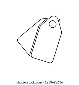 tags icon. Element of web for mobile concept and web apps icon. Thin line icon for website design and development, app development
