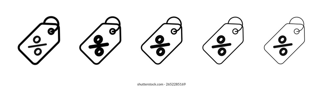 Tags Icon gefüllt flachen Schild Konzept für Web-Design.