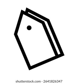 tags icon on white background