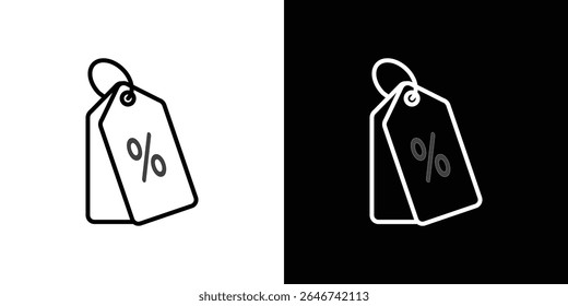 Tags icon vector simple element illustration editable