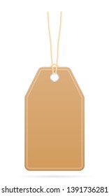 tags label price empty template for the sale of clothing and your design stock vector illustration isolated on white background
