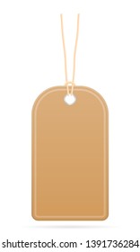 tags label price empty template for the sale of clothing and your design stock vector illustration isolated on white background