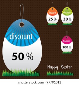 tags made from eggs, for discount design