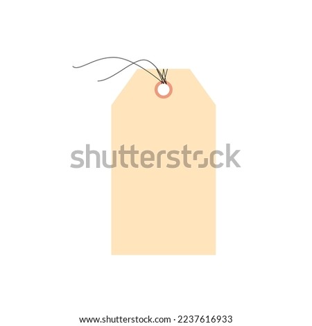 Tags mockup. Tag. Vector graphics