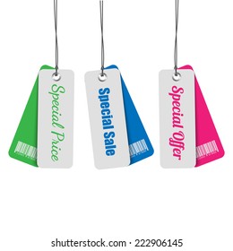 Tags for sale.