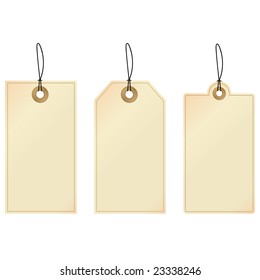 Tags. Set of decorative tags.