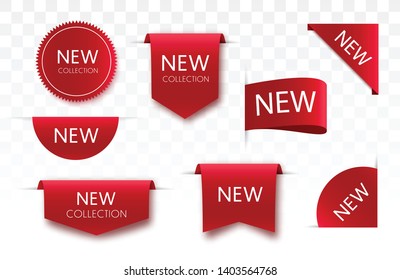 Tags set. Vector badges and labels isolated. - Shutterstock ID 1403564768