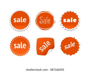 Tags with text "sale"