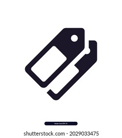 tags_2 icon. Mobile Sign and symbol Vector icons. Simple set of outline symbols, graphic design elements. eps10