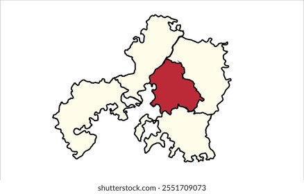 Mapa de Tahrauli Jhansi, Distrito de Jhansi, Estado de Uttar Pradesh, República da Índia, Governo de Uttar Pradesh, Território indiano, Índia Oriental, política, aldeia, turismo
