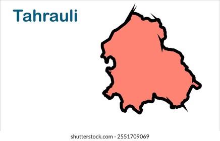 Tahrauli subdivision map, Jhansi District, Uttar Pradesh State, Republic of India, Government of  Uttar Pradesh, Indian territory, Eastern India, politics, village, tourism