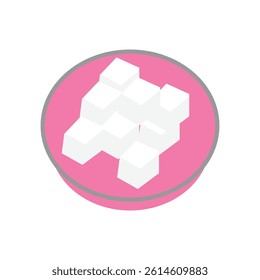 tahu logo icon illustration flat
