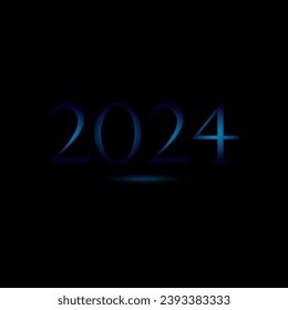 Tahun 2024 creative modern letters logo design template
