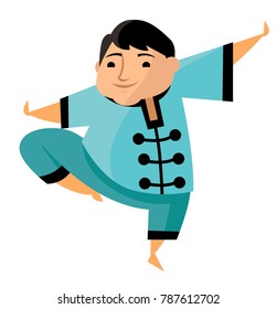 Tai Chi Chuan Chubby Cute Man