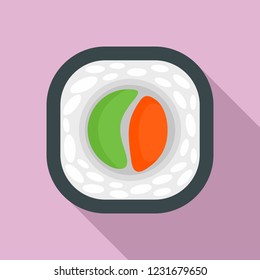 Tai sushi icon. Flat illustration of tai sushi vector icon for web design