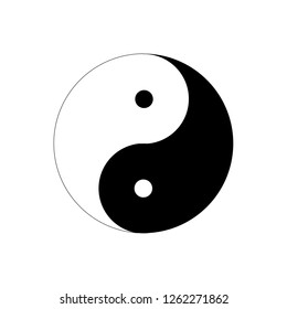 Taiji symbol chinese design template vector eps 10 