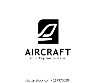 Tail Airplane Logo, Aircraft Logo