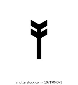 tail of an arrow icon. Element of minimalistic icon for mobile concept and web apps. Signs and symbols collection icon for websites, web design, mobile app on white background