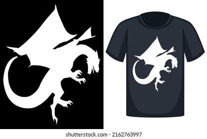 Tail Artwork Tale Style Indigenous Tribal Ancient China Animal Traditional Shape Fairy Tourism Mythology Medieval Symbol Logo Gothic Sport Dragon Tattoo Reptile Fantasy Drawing Monster Design T Shirt