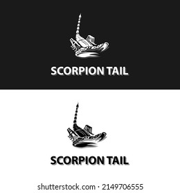 Tail Whip Scorpion For Retro Vintage Scorpio Tattoo And Logo Design Inspiration