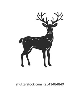 Tailed Deer flat vector icon
