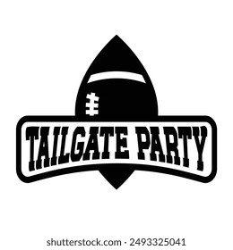 tailgate design logo icon  vector flat isolated illustration