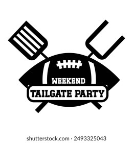 tailgate design logo icon  vector flat isolated illustration