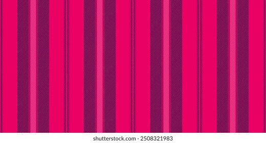 Personalize a faixa vertical de fundo, tecido sem emenda padrão rico. Vetor de textura de linhas têxteis sem fim em paleta de cores brilhantes e escuras.