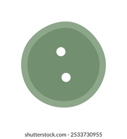 Tailor button doodle, vector sewing supplies object, flat fashion tool element, hand drawn tailor accessories design, doodle embroidery decoration illustration,