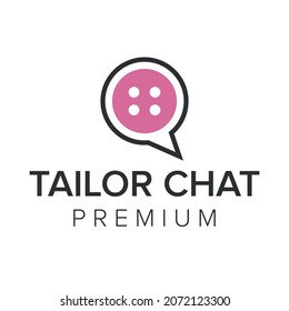 plantilla vectorial del icono del logotipo del chat del cliente