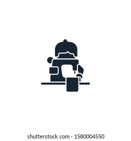 tailor creative icon. From Handmade icons collection. Isolated tailor sign on white background